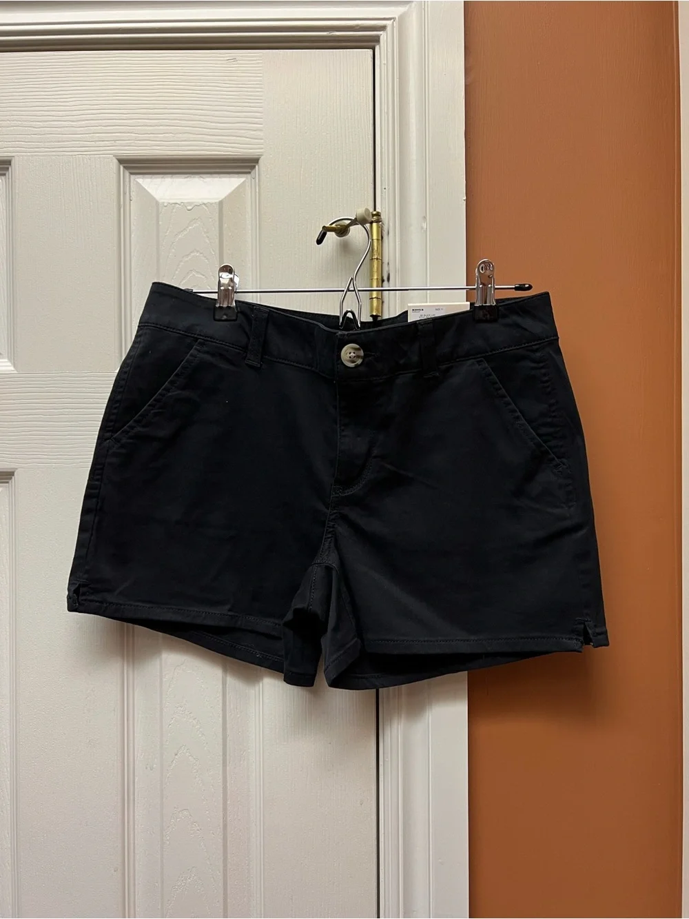 SO Women's Black Shorts with Front Pockets